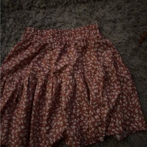 Floral Patterned Skirt
